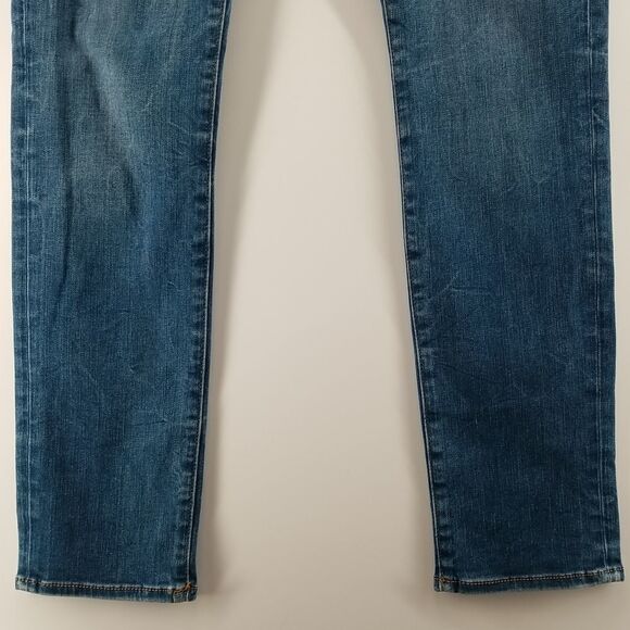& Denim Jeans Women's Size 32 Shaping Skinny Ankle Regular Waist Mid Rise Denim - Picture 3 of 13